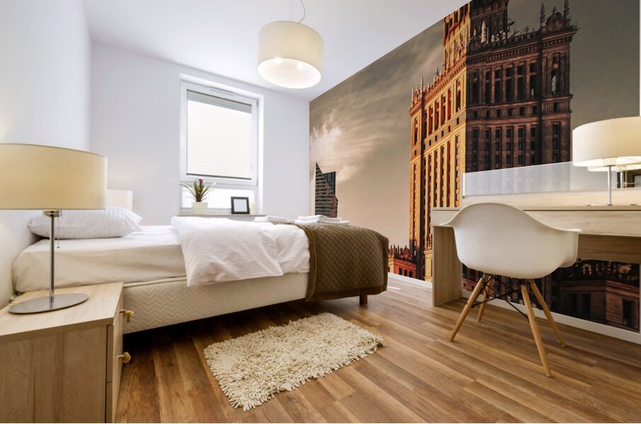 Warsaw Poland Mural print