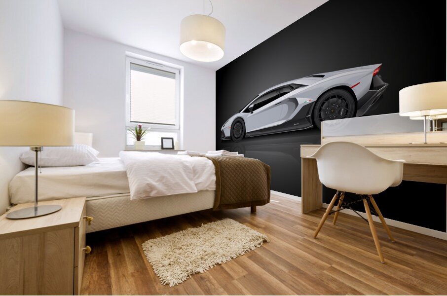 Lamborghini Aventador Ultimae Automotive Print Mural print