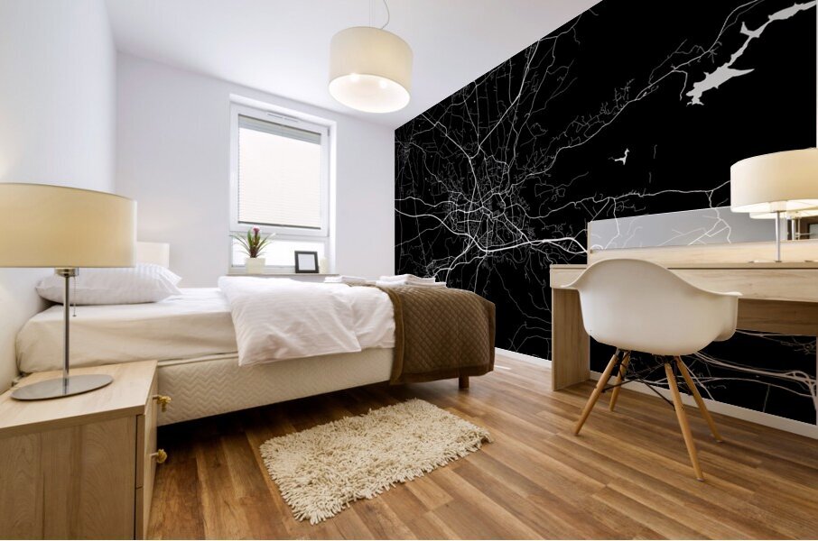 Aix en Provence France City Map Print Mural print