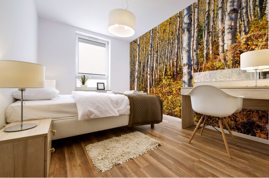 Blanche foret Mural print