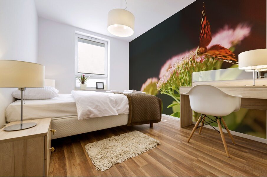 Vibrant Butterfly Mural print