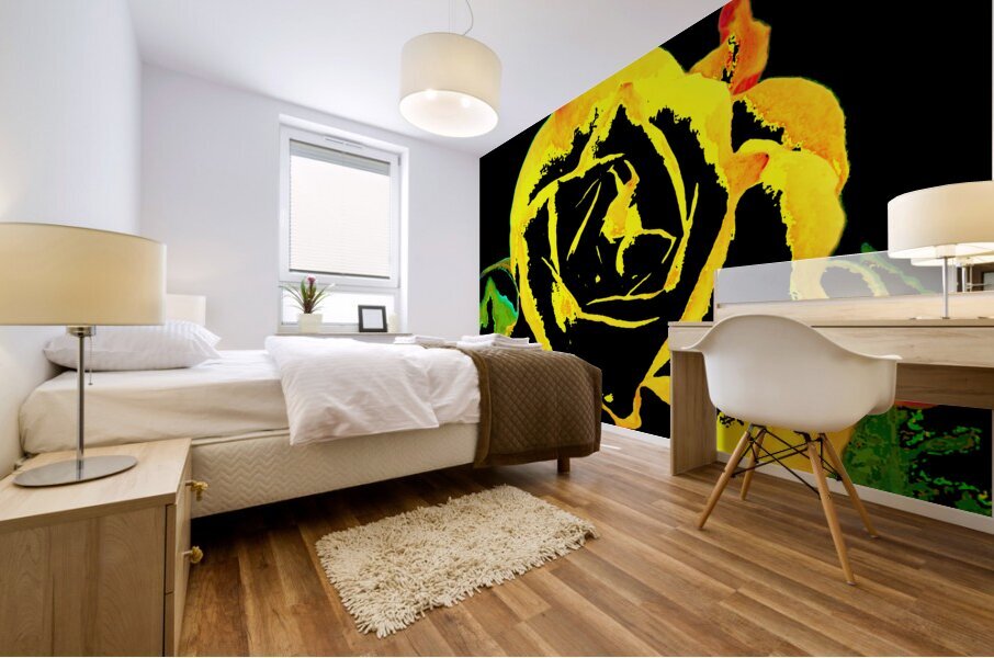 Abstract Rose  Mural print