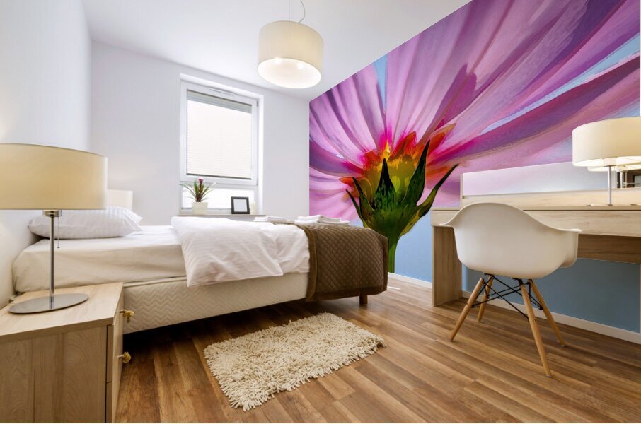 Pink Cosmos Flower X100 Mural print