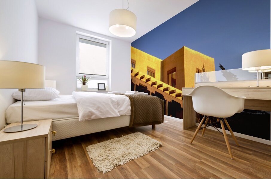 La Fonda Hotel Sunset Santa Fe X100 Mural print