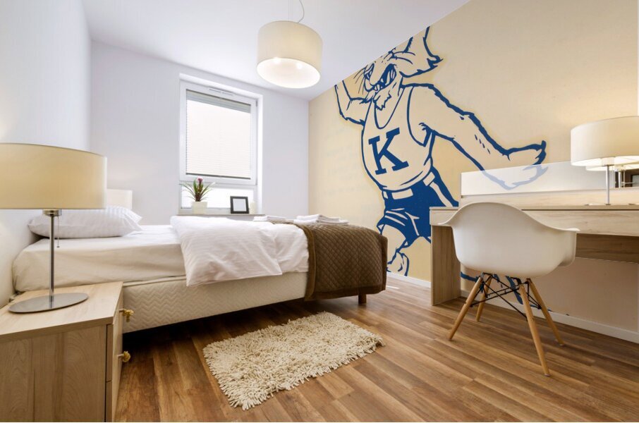 Vintage Kentucky Wildcats Decal Art Mural print