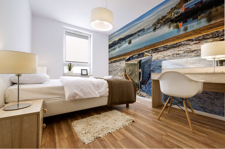 Frost at the Shore - Coastal Maine Wall Art Mural print