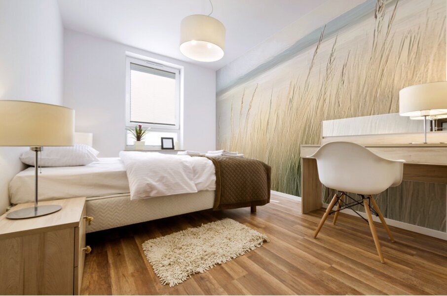Simple Neutral Landscape Mural print