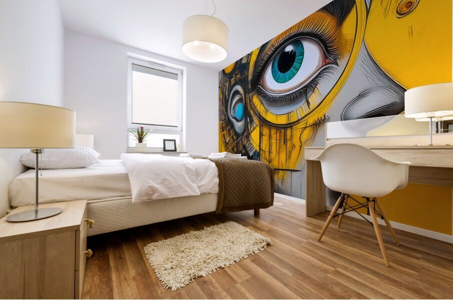 City on her mind 2 Mural print