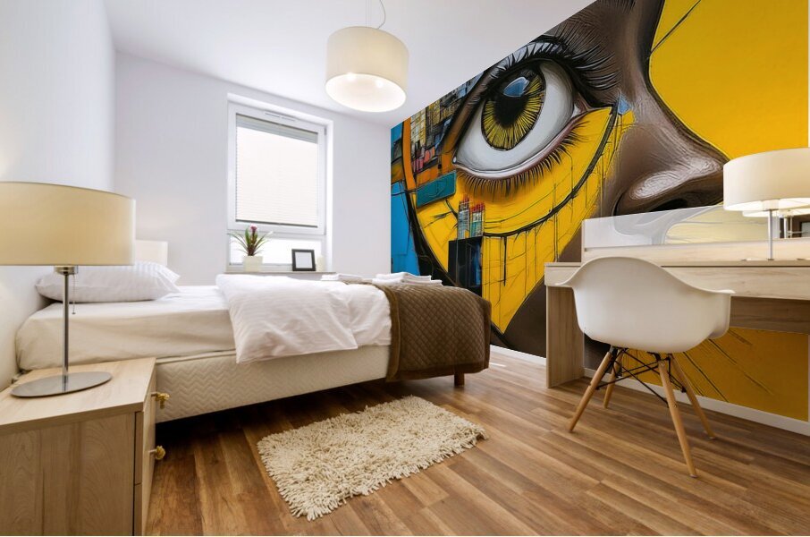 City on her mind Mural print