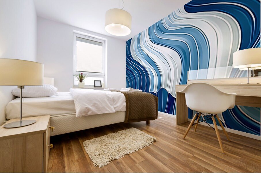 Kanagawa Remix Mural print