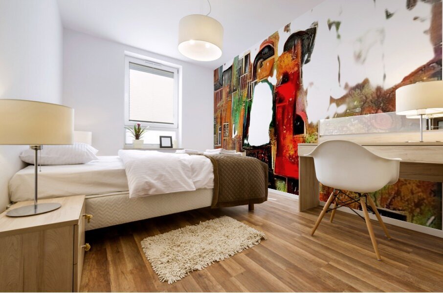 dancing partner Mural print