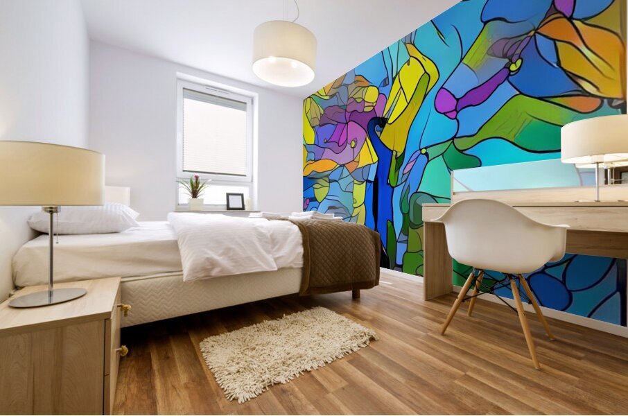 blossom delights Mural print