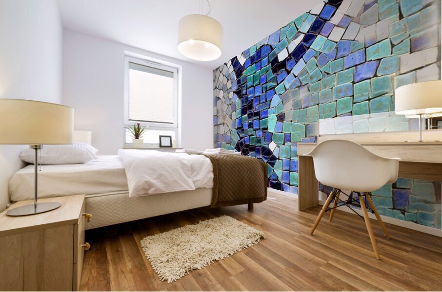 Expression tiles Mural print
