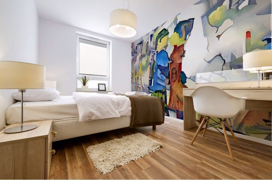 dancing nature Mural print