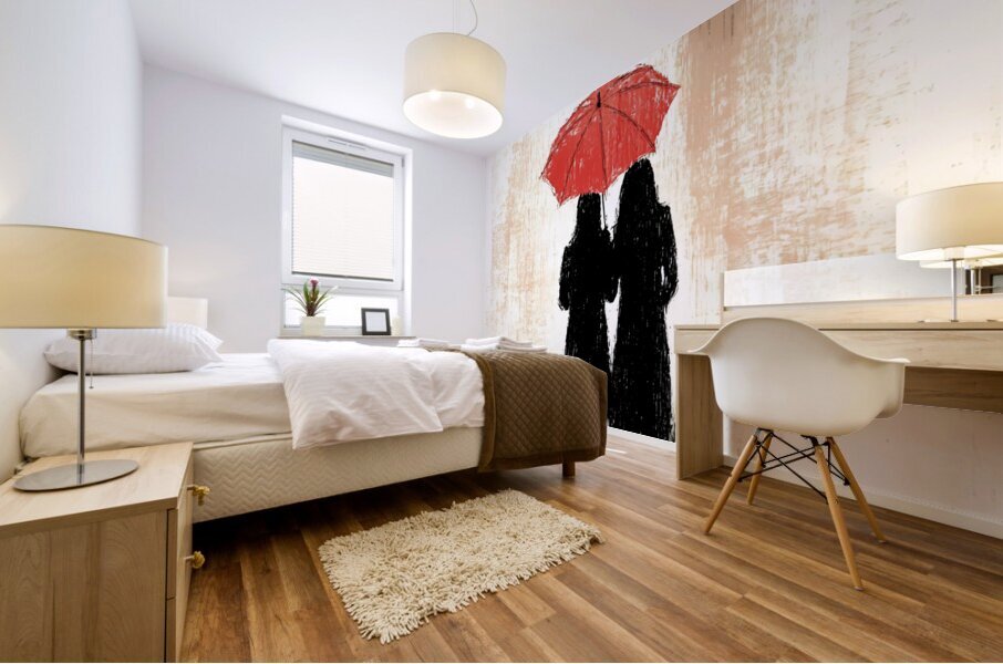 Two Women In Love in London Mural print
