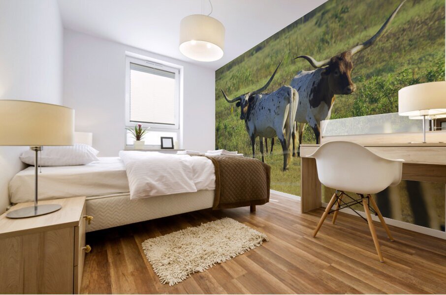 Double Trouble Mural print
