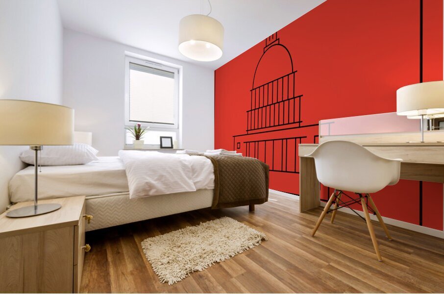 Washington DC Travel Print Mural print