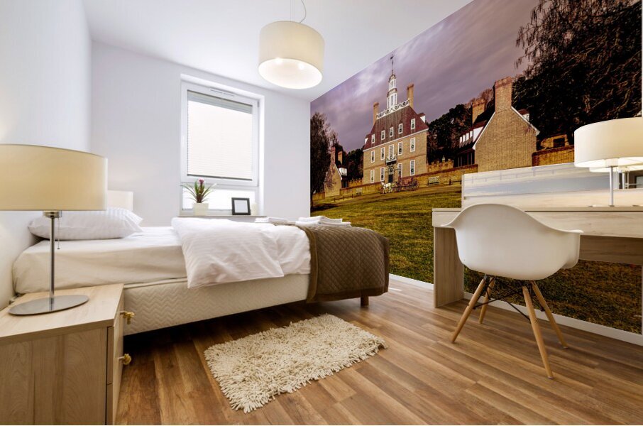 Christmas at the Williamsburg  Governors Palace Mural print