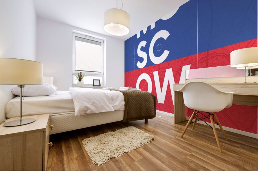 Moscow Russia Travel Print Mural print
