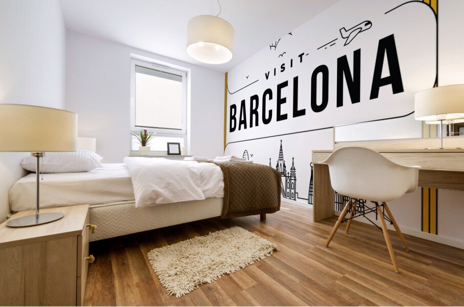 Barcelona Spain Travel Print Mural print