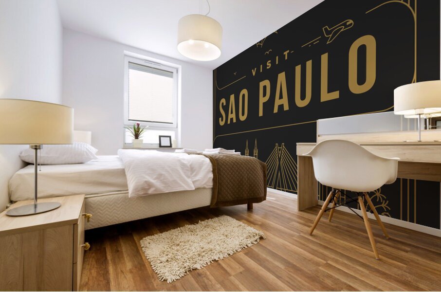 Sao Paulo Brazil Travel Print Mural print