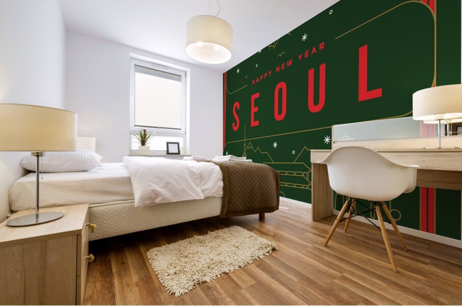 Seoul4 Mural print