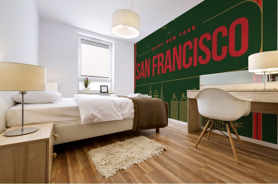 San Francisco3 Mural print
