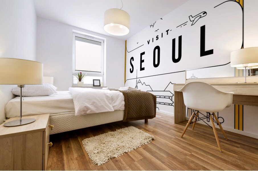 Seoul Mural print