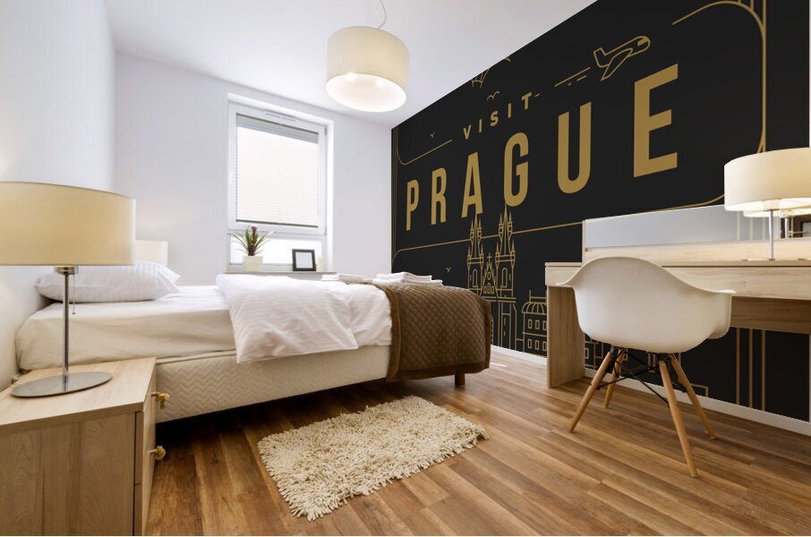 Prague4 Mural print
