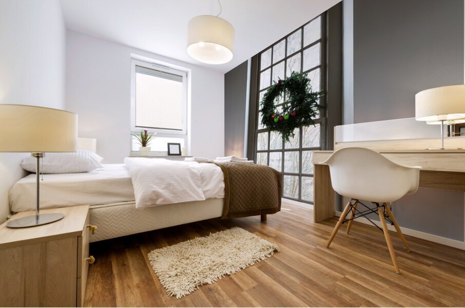 Colonial Williamsburg Bruton Parish Church Window Mural print