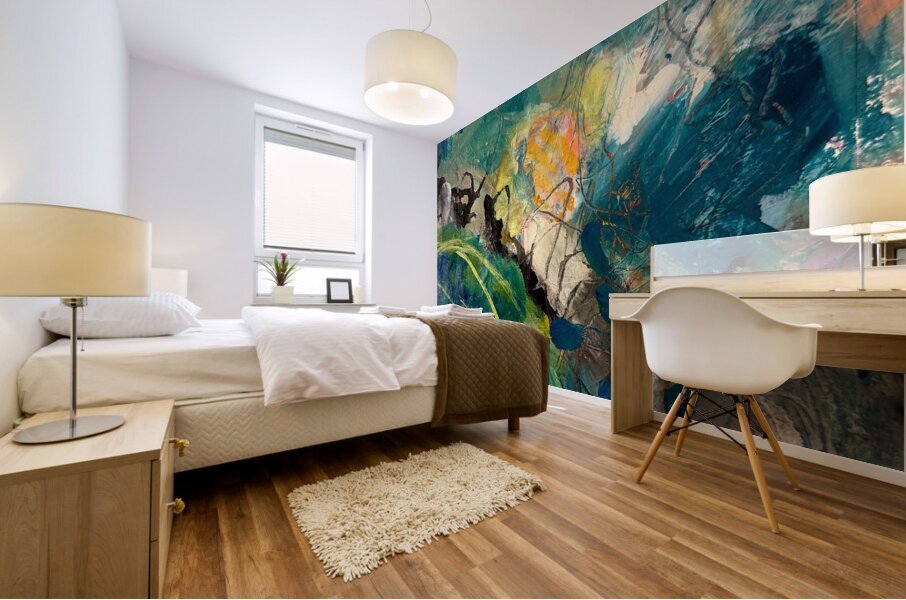 Deep Breath Mural print