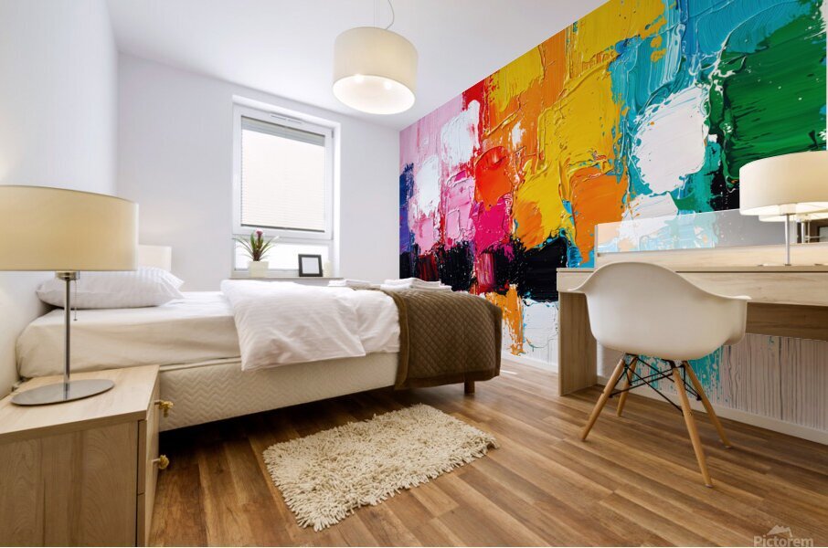 Emotion Through Color Mural print