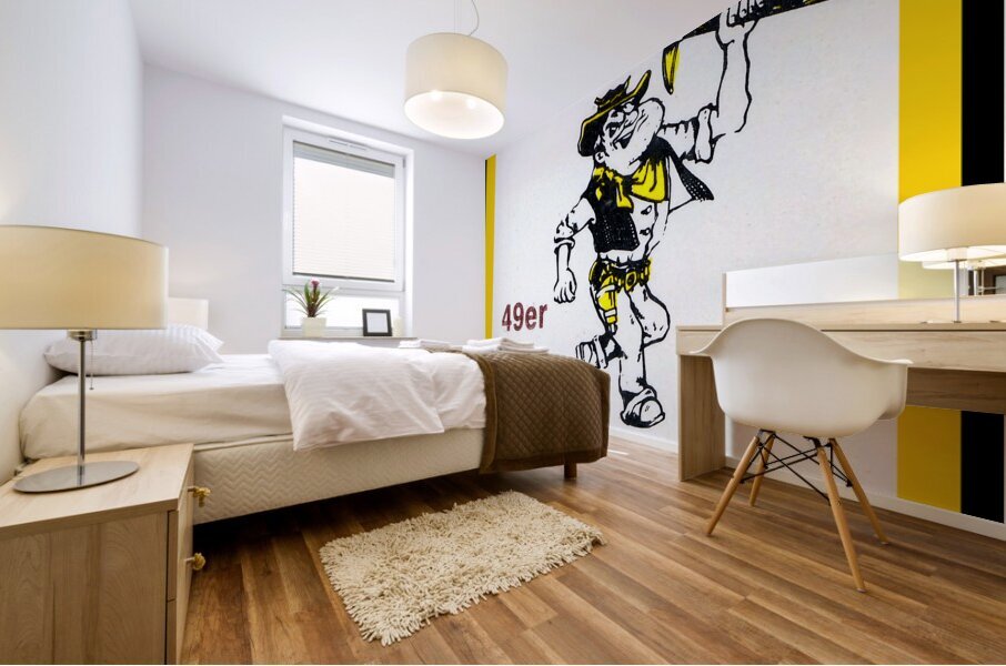 1988 Long Beach State 49ers Mural print