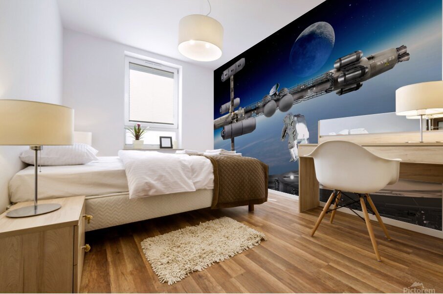 MarsshipOUTRIG5 Mural print