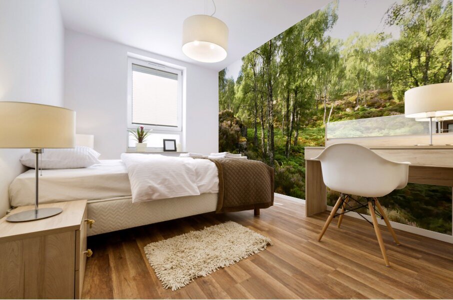 Spring Calls for the Scottish Highlands Mural print