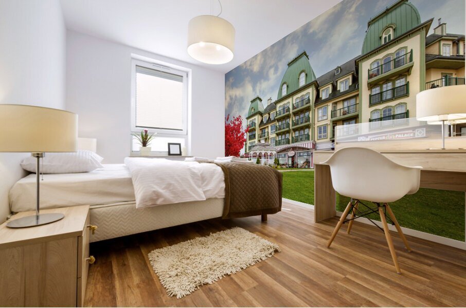 Blue Mountain Resort Shopping Mural print