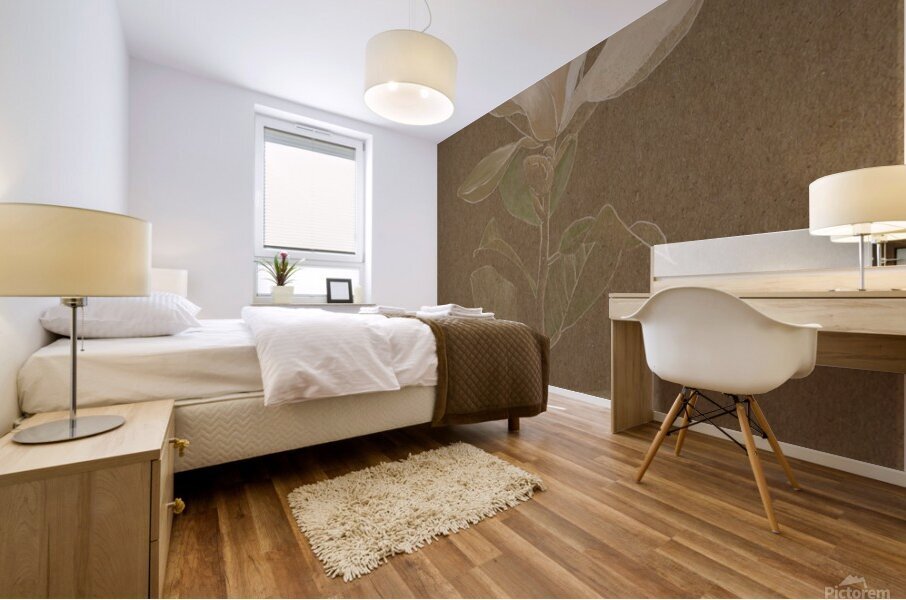 Magnolia Mural print