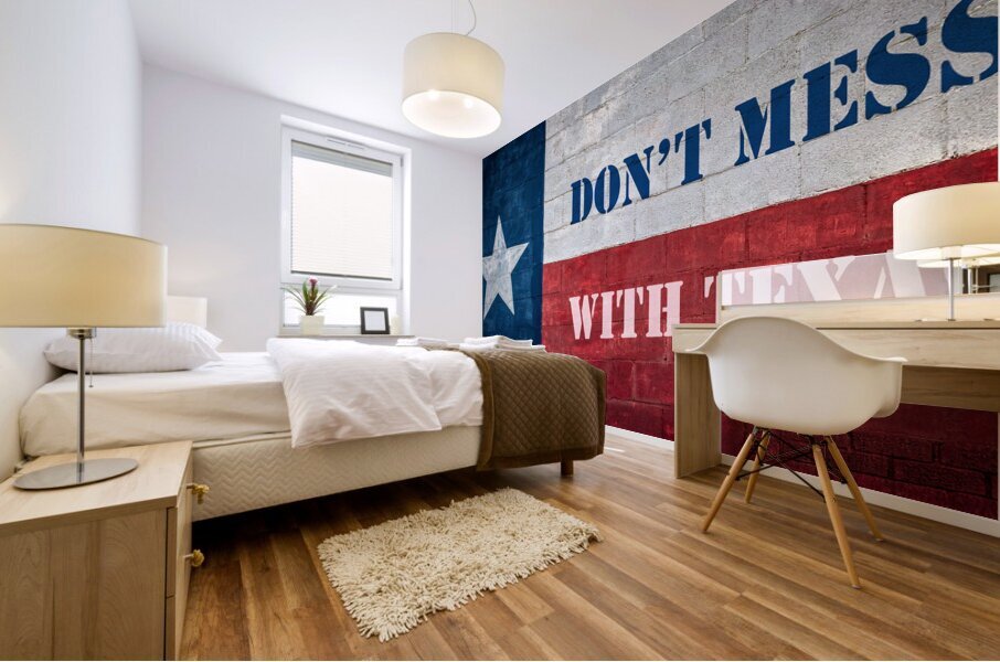 Dont mess with Texas Mural print