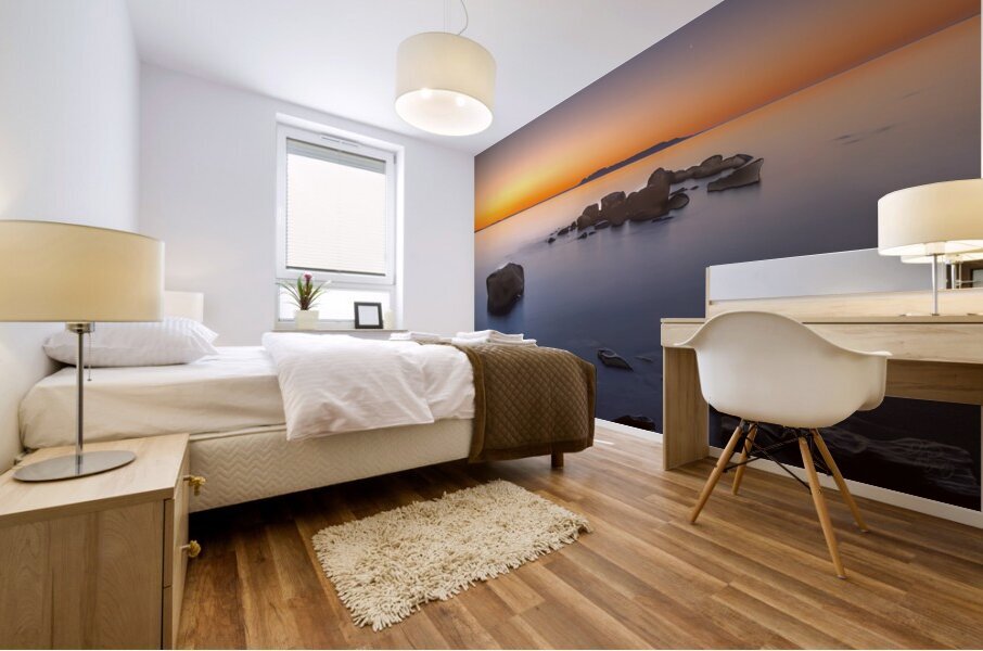 Glow of Orange Mural print