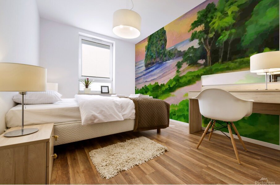 Pantai Pangasan Pacitan Art4k1 Mural print