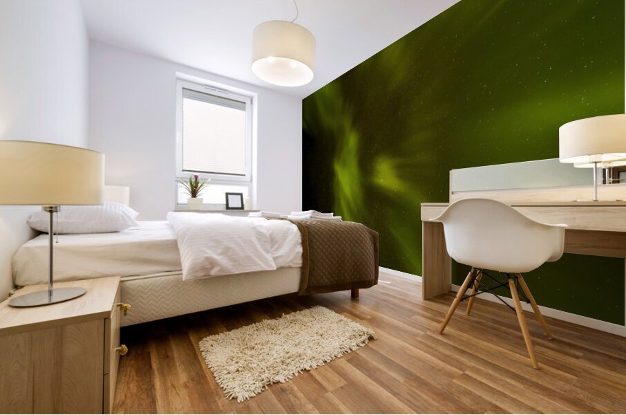 Northern Lights Blast Mural print