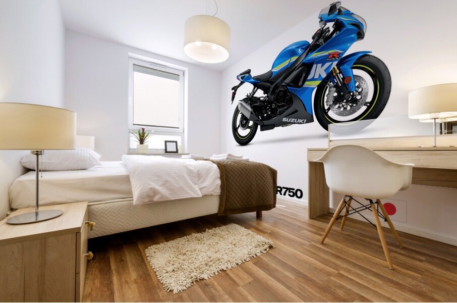 Suzuki GSX R750 Mural print