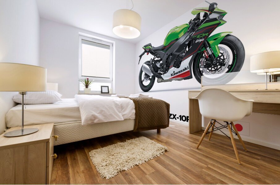 Kawasaki Ninja ZX 10R2 Mural print
