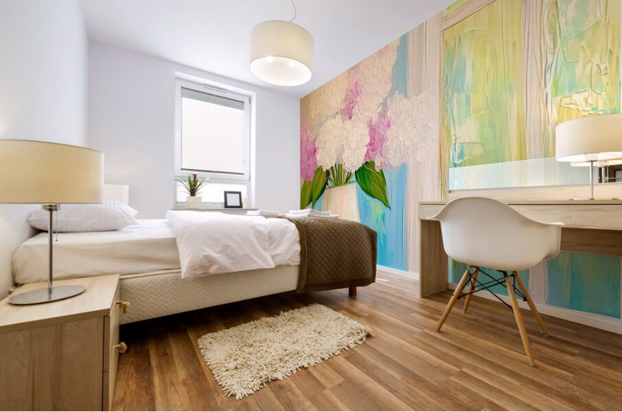 Lilac By A Window Mural print