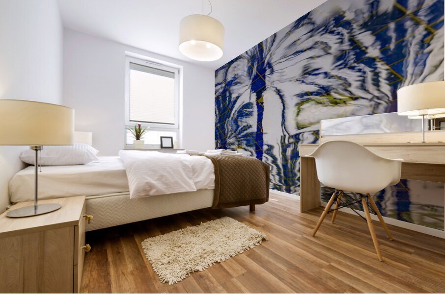 Palm Tree Reflection Mural print