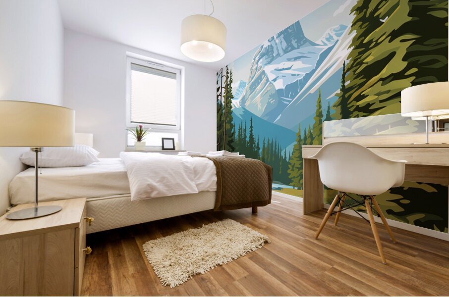 Banff Mural print