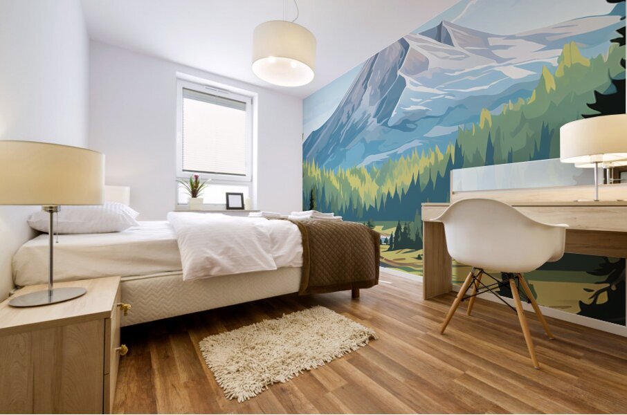 Lassen Volcanic Mural print