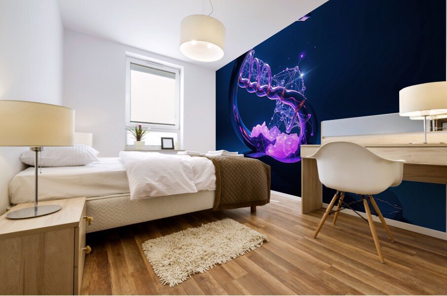 Modern Helicals  2  Mural print