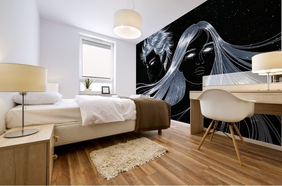 Negative Spaces  Mural print