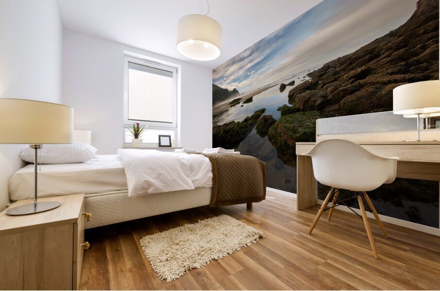 Dusk in the Oregon Cove Mural print